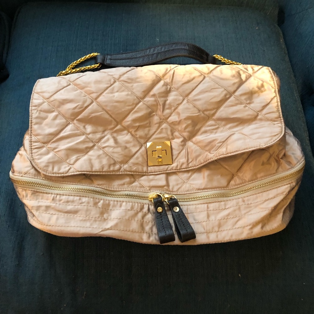 JPK Paris Quilted Satin Hobo Bag